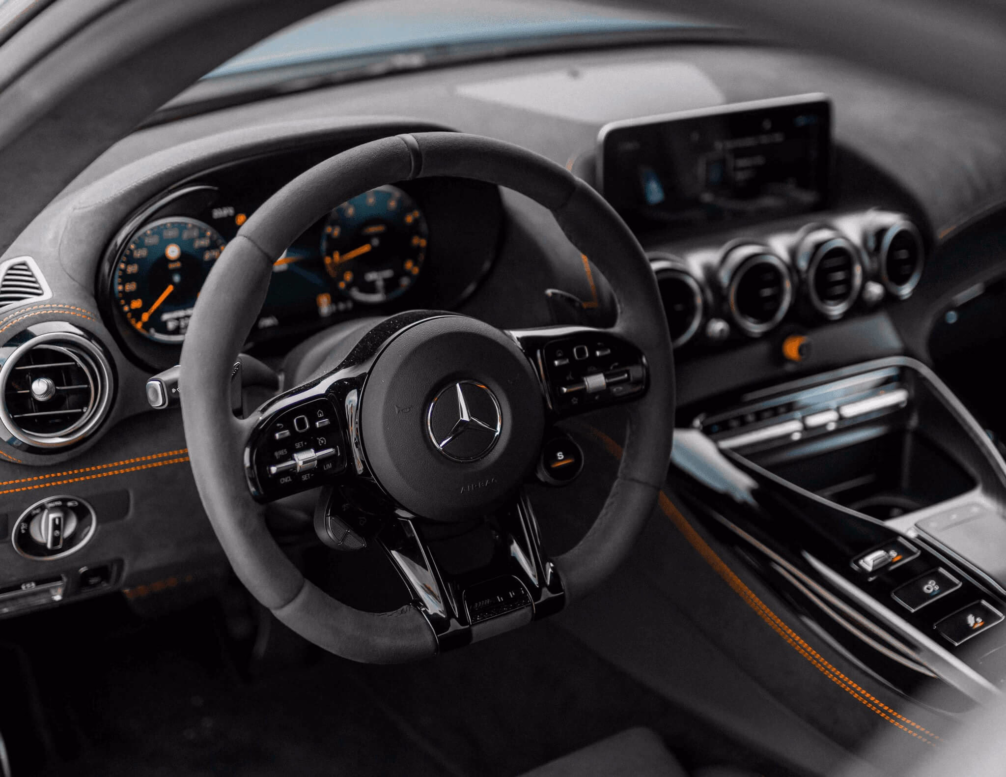Mercedes AMG GT interior